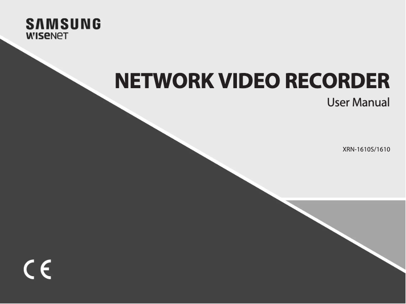Page 1 de la notice Manuel utilisateur Hanwha XRN-1610P