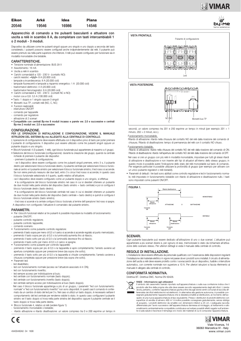 Página 1 del manual Manual de usuario Vimar R14546
