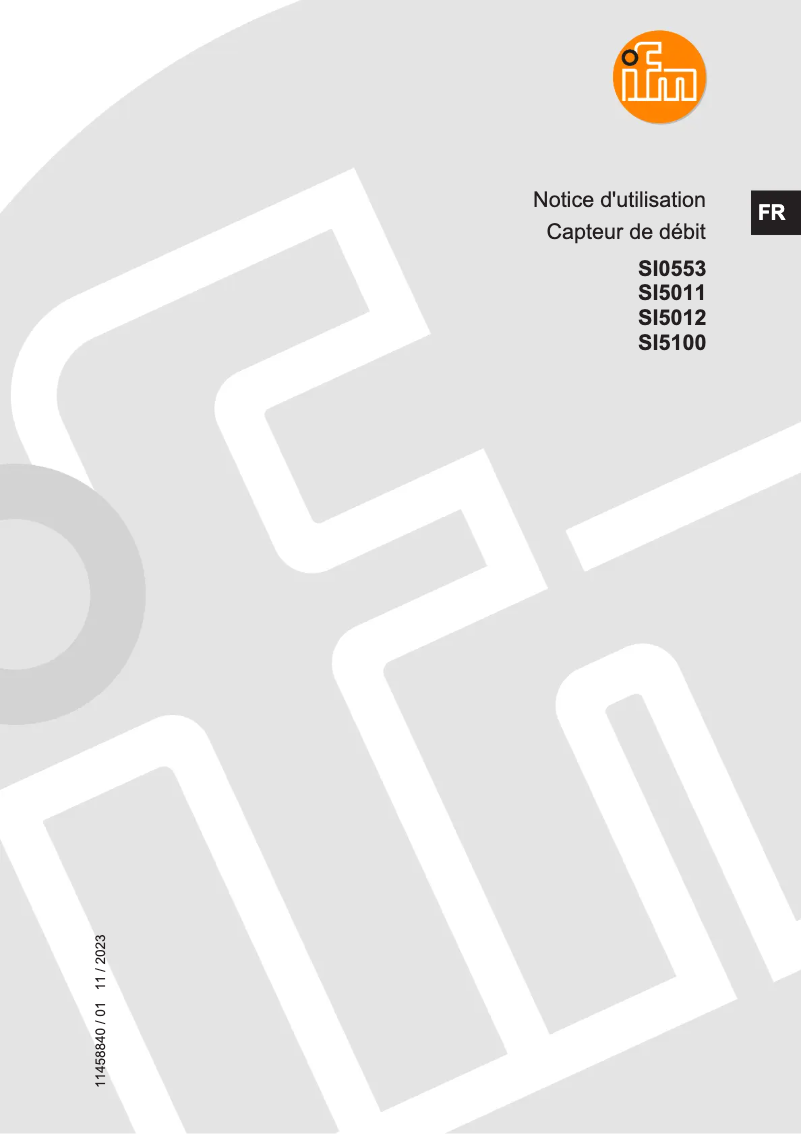 Página 1 del manual Manual de usuario IFM SI5100