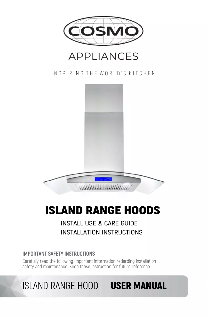 Page 1 of the manual User Manual Cosmo COS-668ICS900