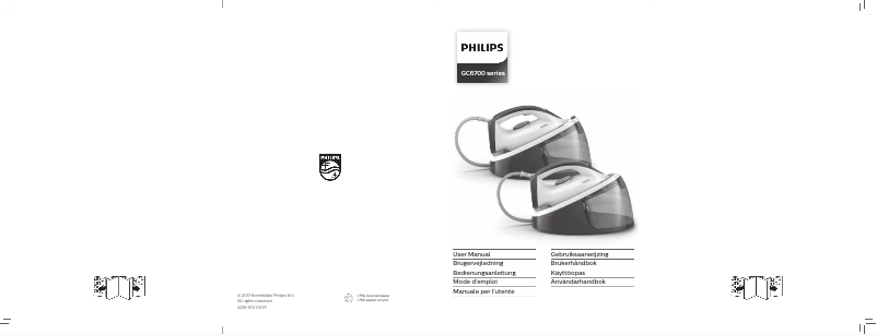Page 1 of the manual User Manual Philips FastCare Compact GC6707