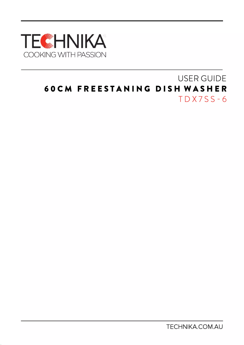 Page 1 of the manual User Manual Technika TDX7SS-6