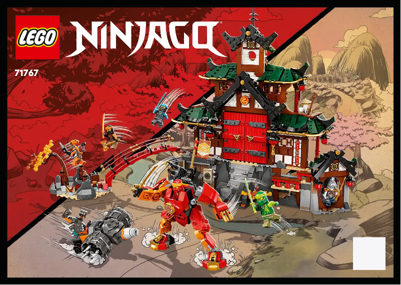 Page 1 de la notice Manuel utilisateur Lego Ninjago 71767