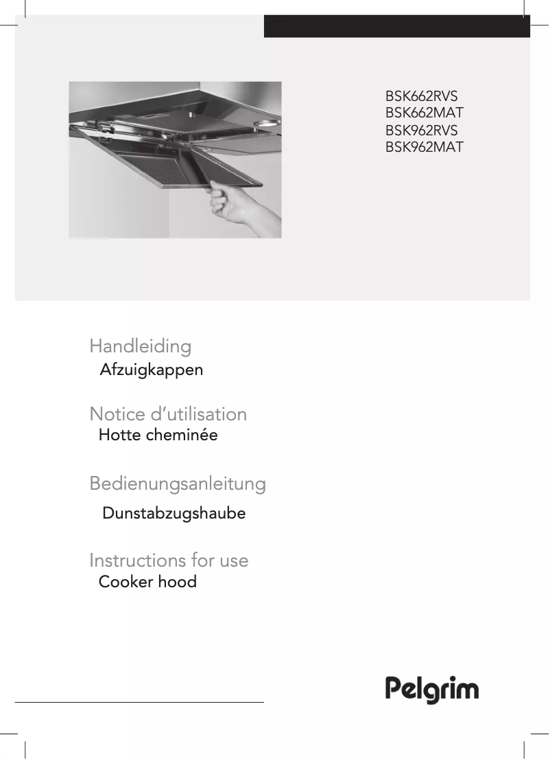 Page 1 de la notice Manuel utilisateur Pelgrim BSK662RVS