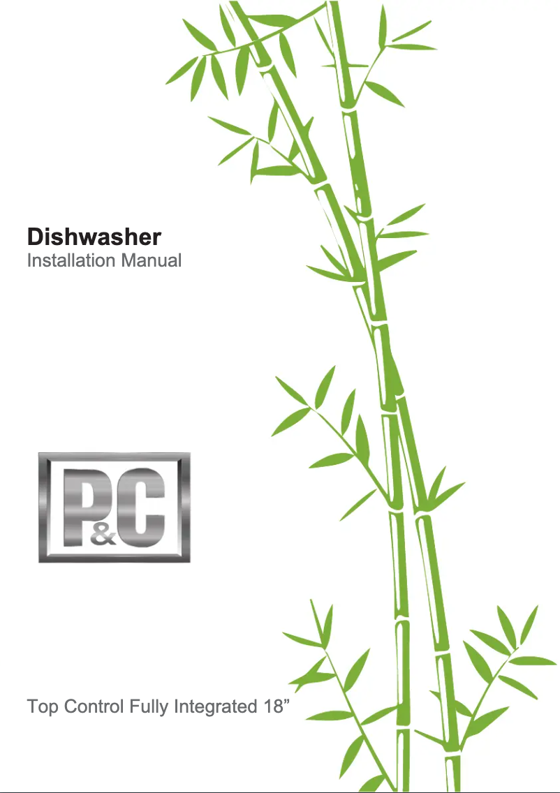 Page 1 de la notice Guide d'installation Porter & Charles DWVFI18