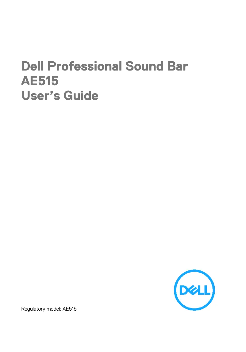 Página 1 del manual Manual de usuario Dell AE515