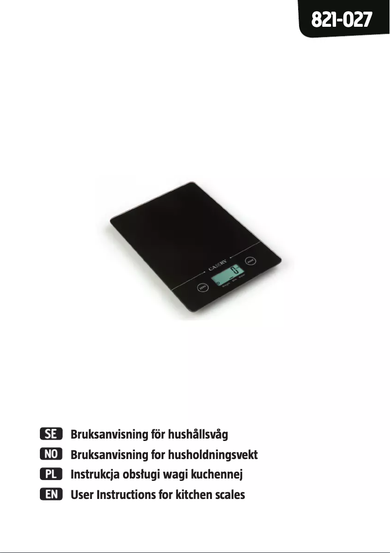 Page 1 de la notice Manuel utilisateur Menuett 821-027