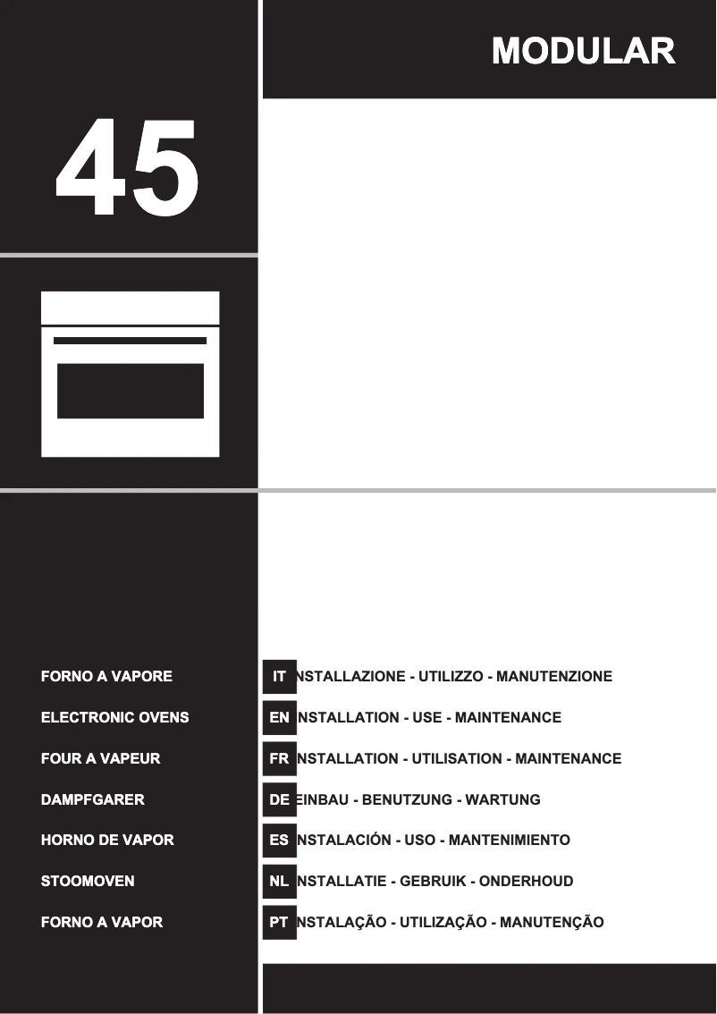 Page 1 de la notice Manuel utilisateur Ilve ILCS45GV