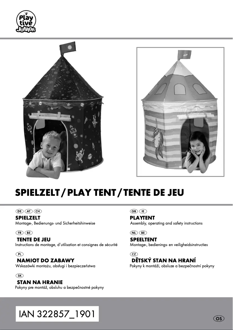 Page 1 de la notice Manuel utilisateur Playtive Z31292A