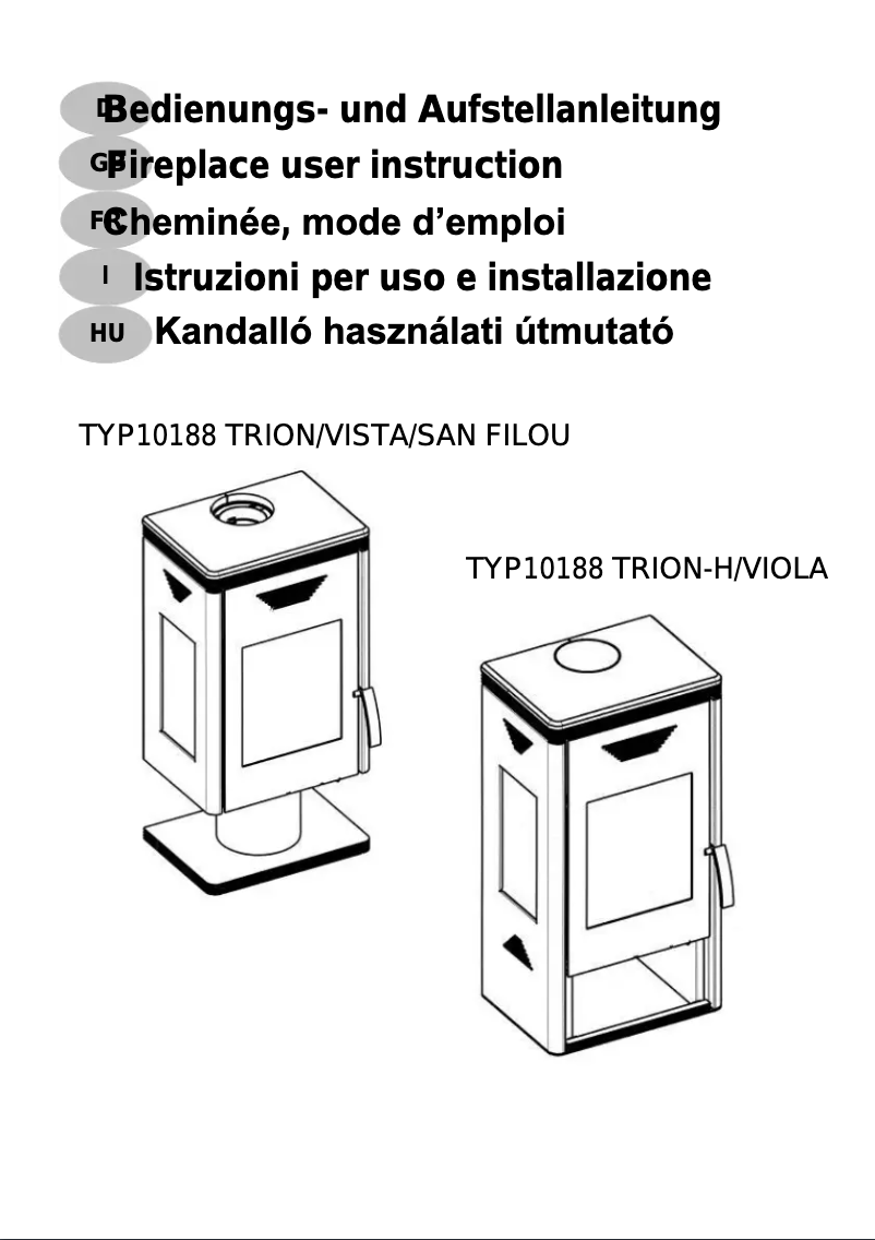 Page 1 de la notice Manuel utilisateur Wamsler Viola