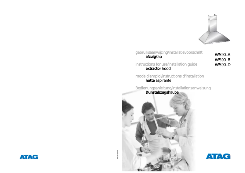 Page 1 de la notice Manuel utilisateur Atag WS9024AM