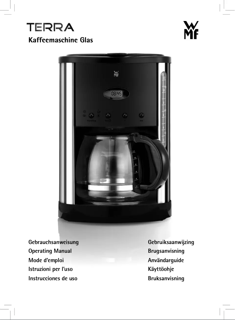 Page 1 de la notice Manuel utilisateur WMF Terra