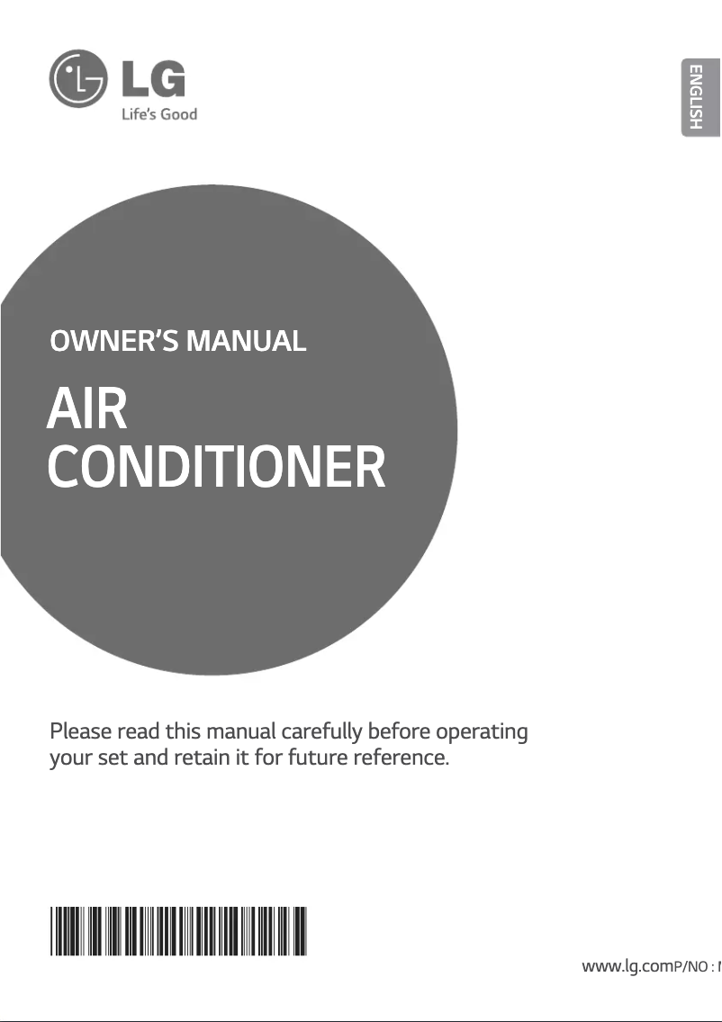 Page 1 de la notice Manuel utilisateur LG P18AWN-U214