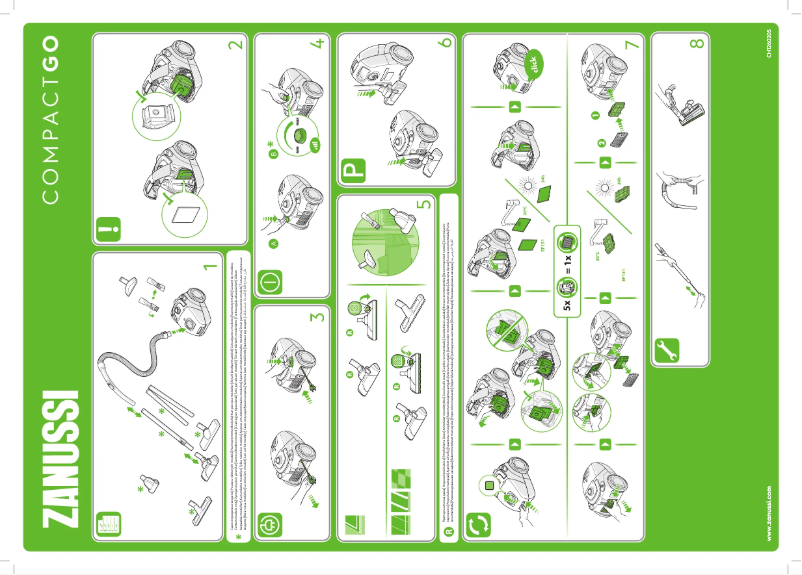 Página 1 del manual Manual de usuario Zanussi CompactGo ZANCG22CB