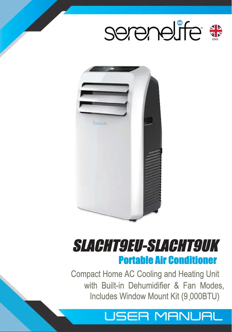 Page 1 de la notice Manuel utilisateur SereneLife SLACHT9