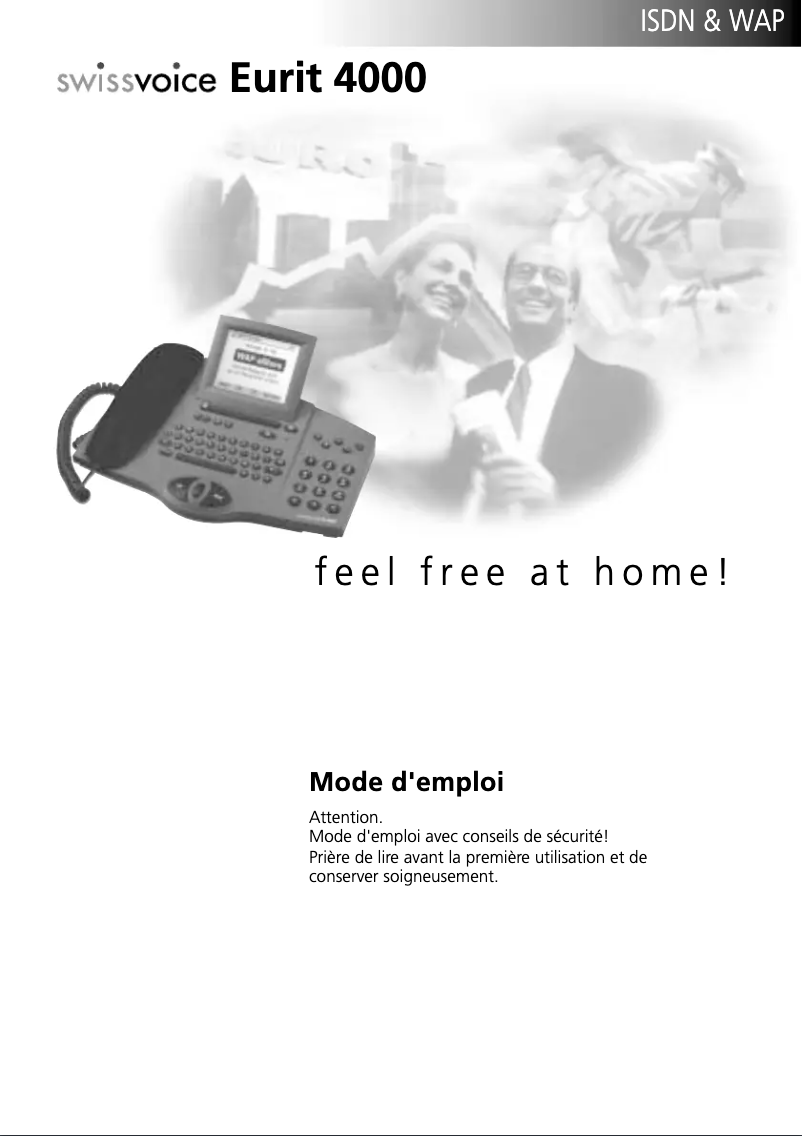 Página nº 1 - Manual de usuario Swissvoice Eurit 4000