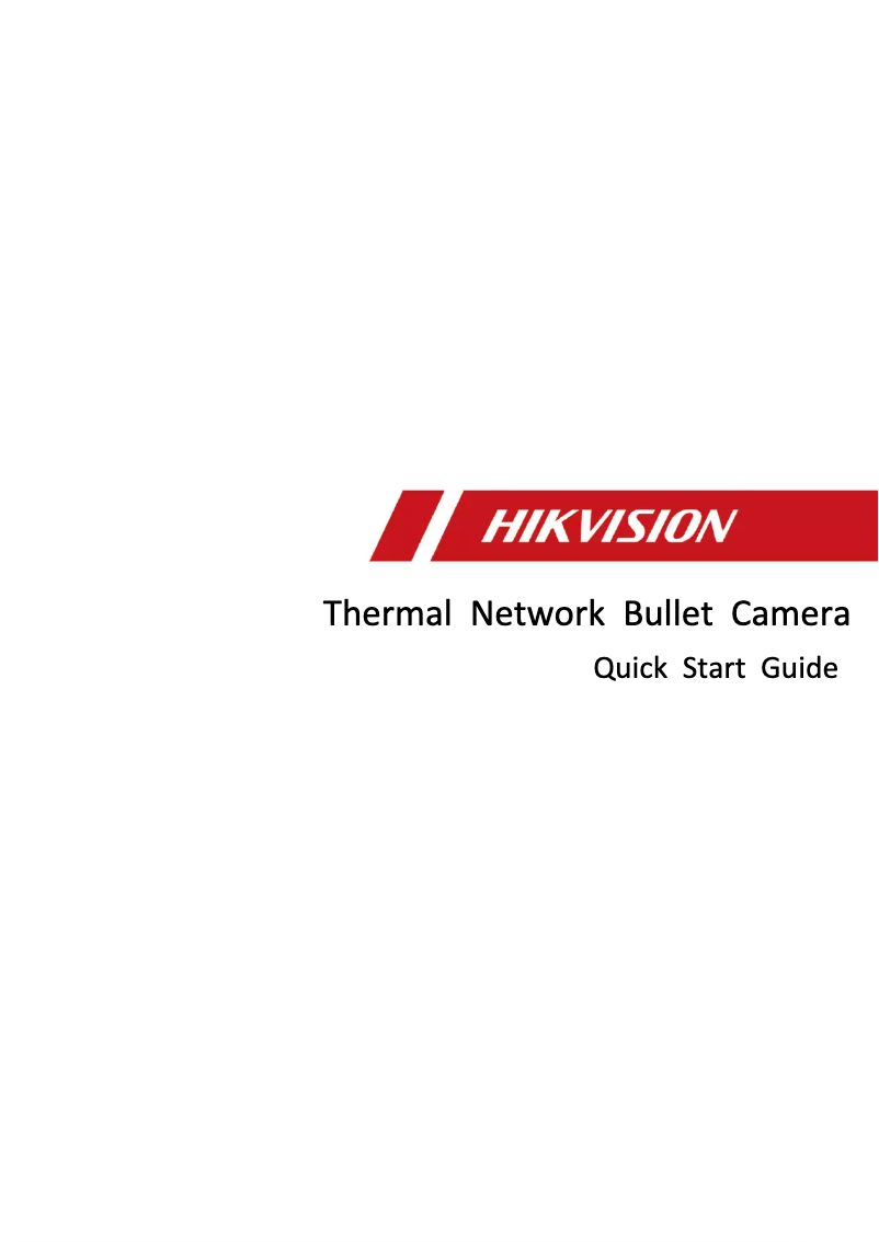Página 1 del manual Guía de inicio rápido Hikvision DS-2TD2637T-10/QY