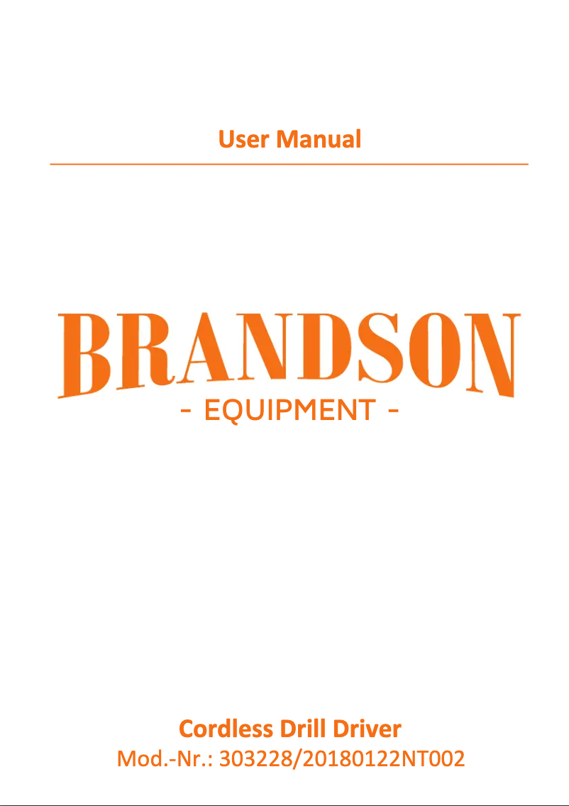 Página 1 del manual Manual de usuario Brandson 303228
