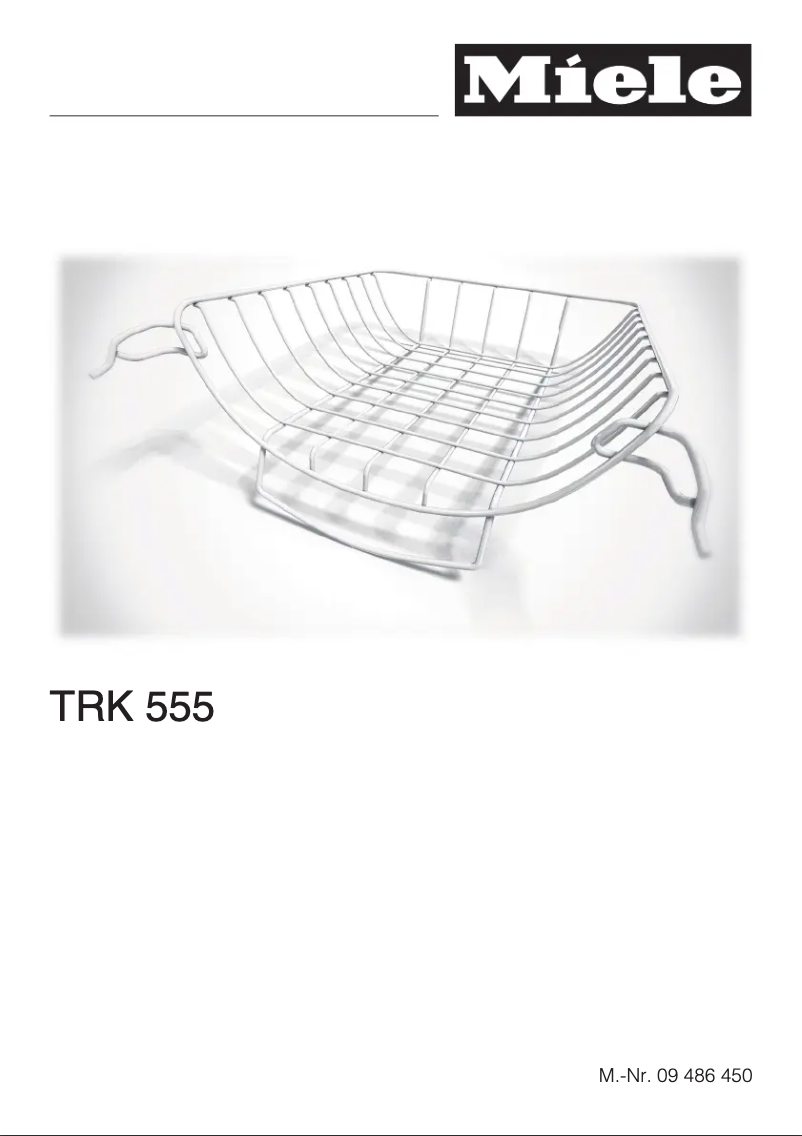 Page 1 de la notice Mode d'emploi Miele TRK555