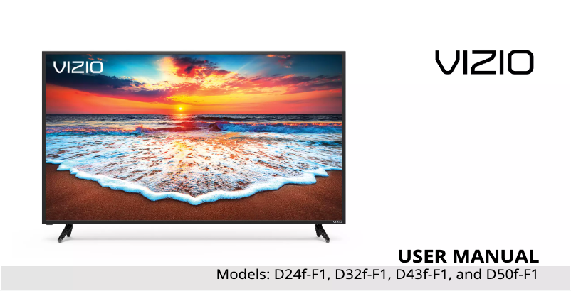 Página 1 del manual Manual de usuario VIZIO SmartCast D43f-F1