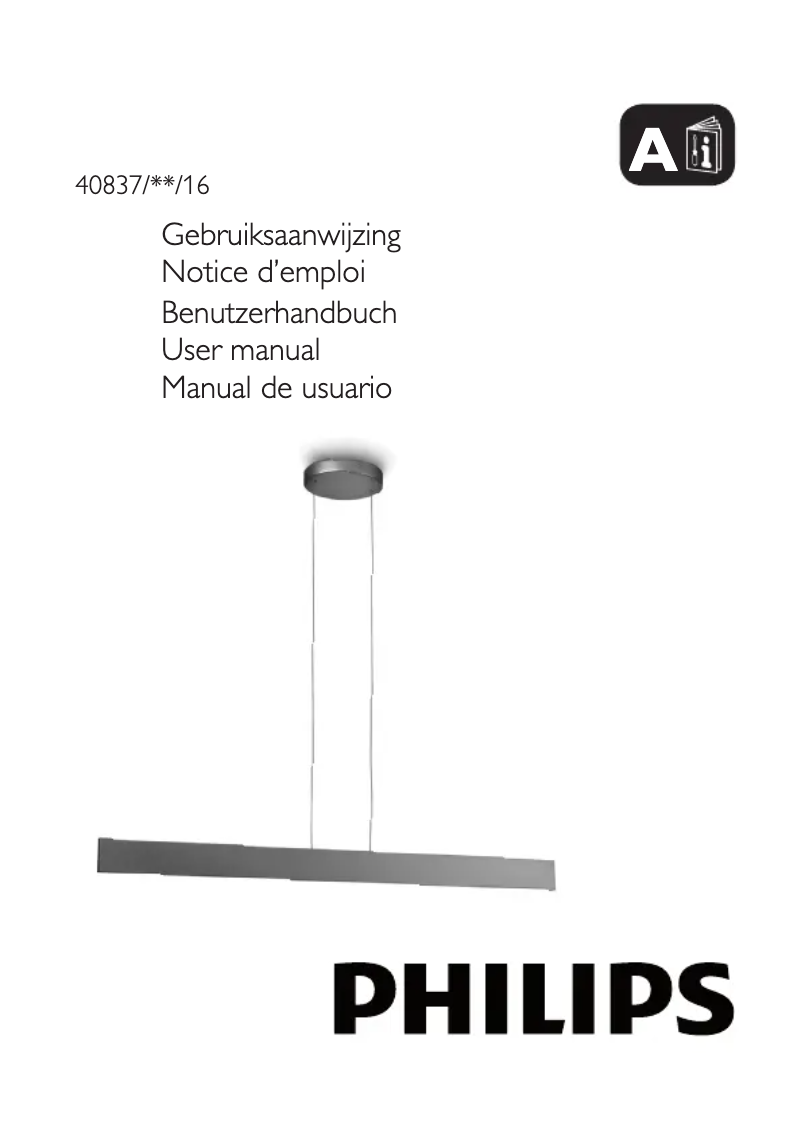 Página 1 del manual Manual de usuario Philips Ledino 408373116