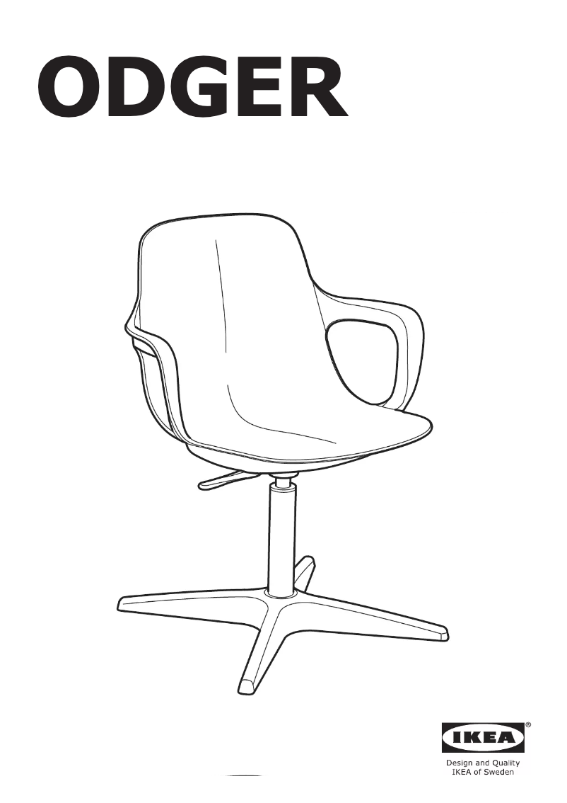 Page 1 de la notice Manuel utilisateur Ikea ODGER
