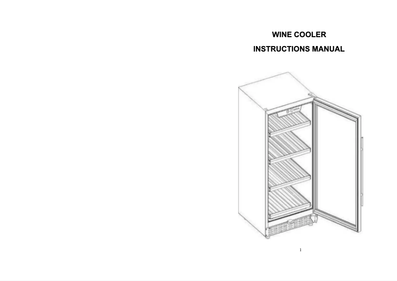 Page 1 de la notice Manuel utilisateur Eurodib USF168S