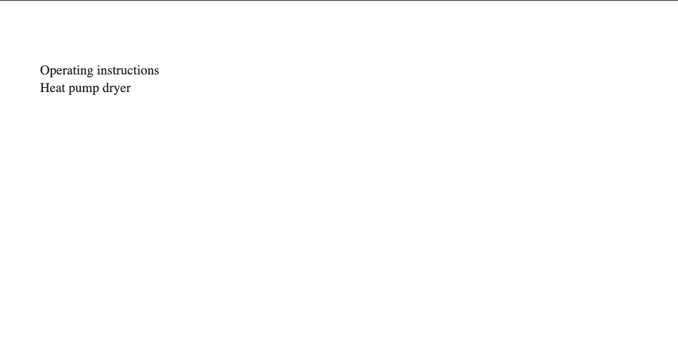 Página 1 del manual Manual de usuario Miele TKG 840 WP