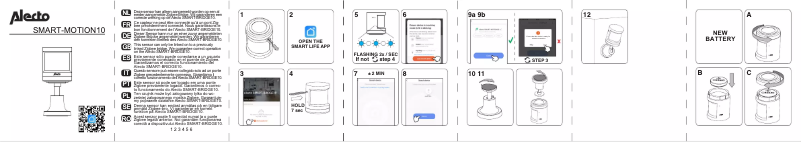 Page 1 de la notice Manuel utilisateur Alecto SMART-MOTION10