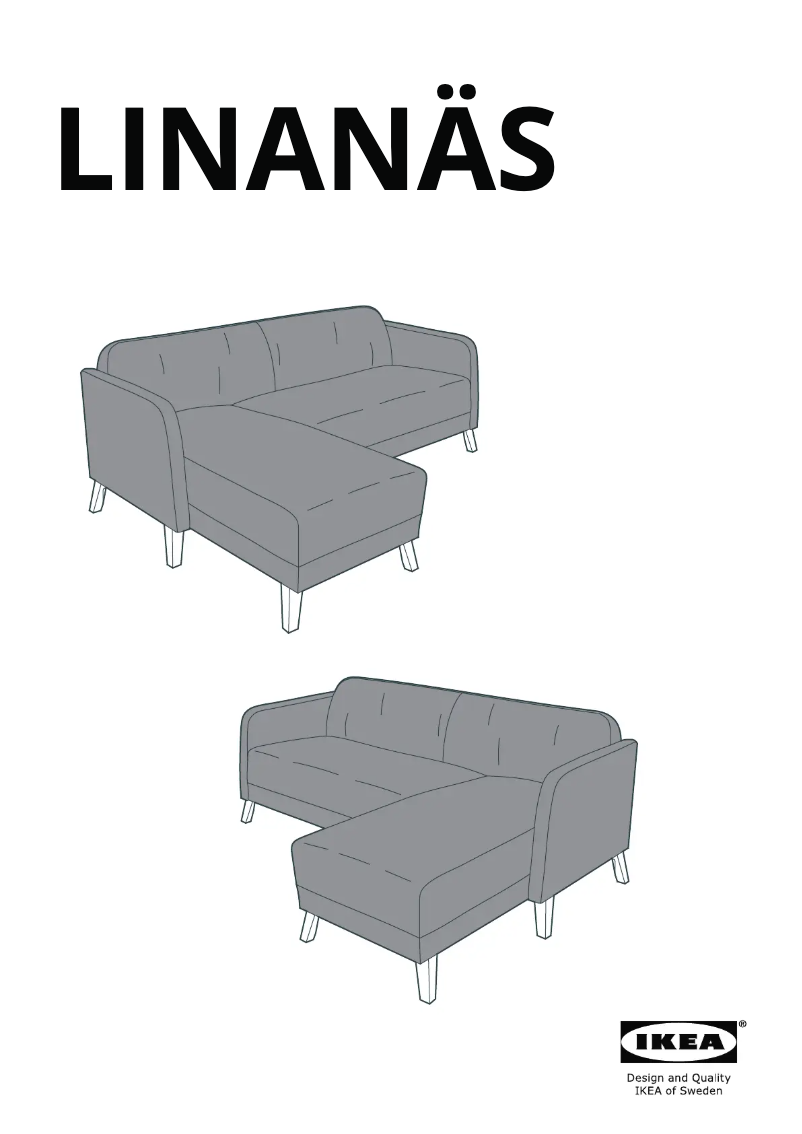 Page 1 de la notice Manuel utilisateur Ikea LINANÄS 305.122.35