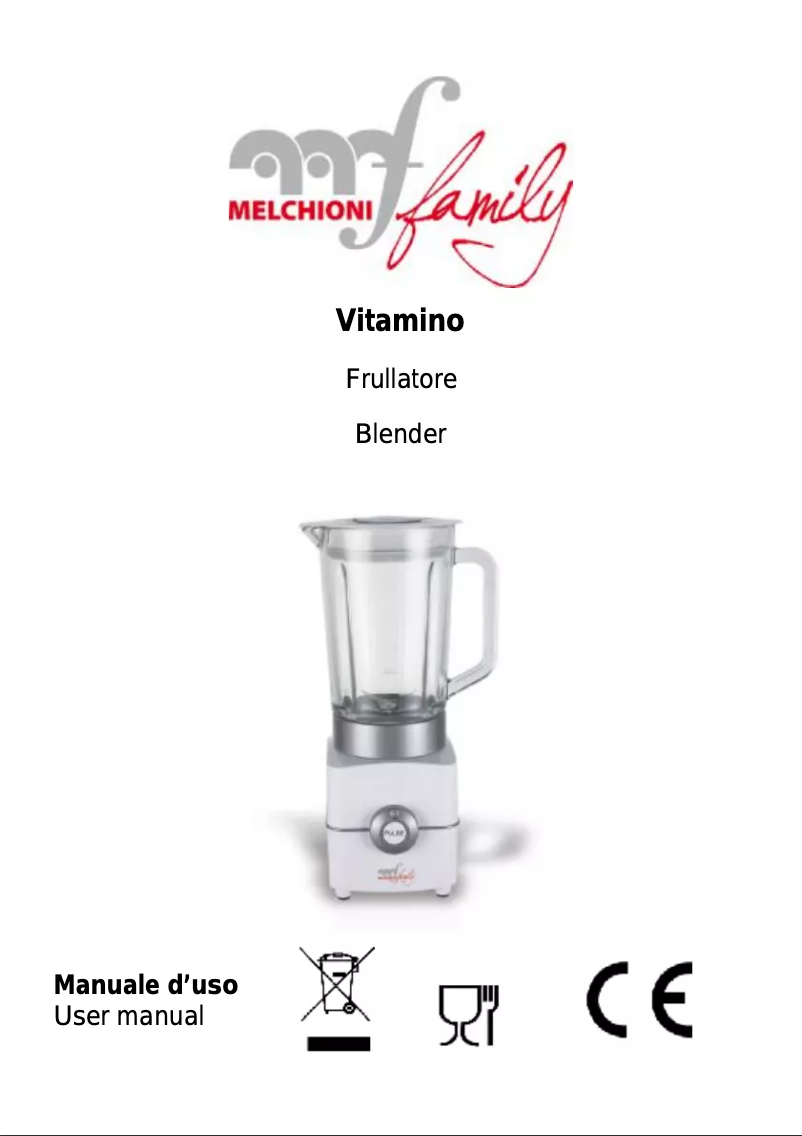 Página 1 del manual Manual de usuario Melchioni VITAMINO