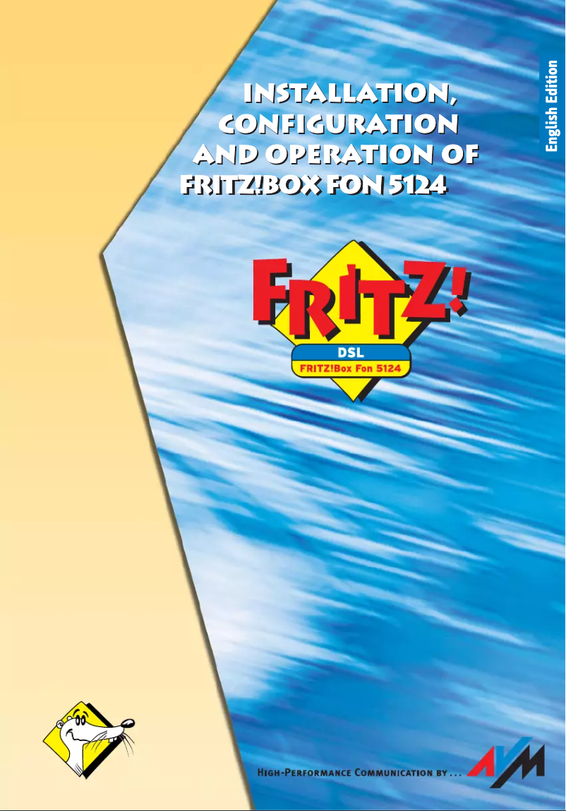 Page 1 de la notice Manuel utilisateur AVM FRITZ!Box Fon 5124