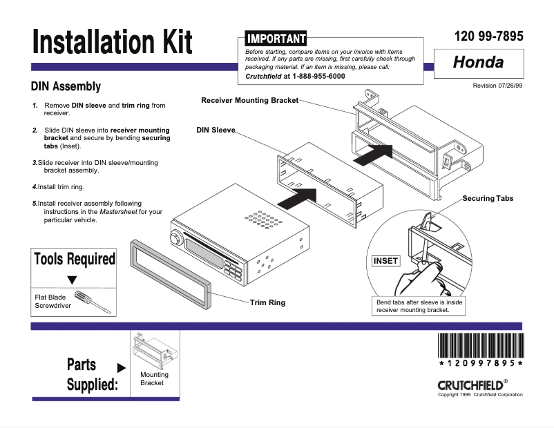 Página 1 del manual Manual de usuario Metra 99-7895