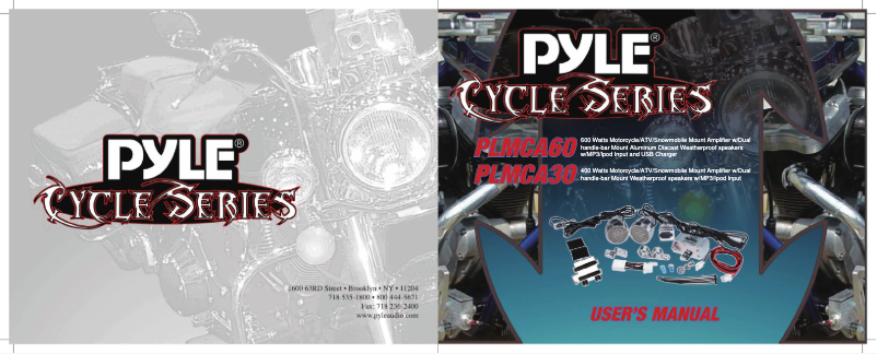Page 1 de la notice Manuel utilisateur Pyle PLMCA60