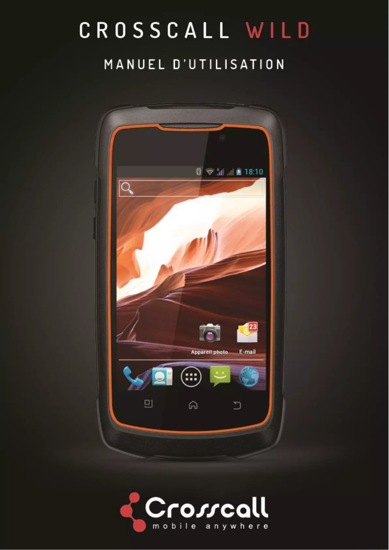 Page 1 de la notice Manuel utilisateur Crosscall Wild