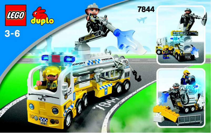Page 1 de la notice Manuel utilisateur Lego Duplo 7844