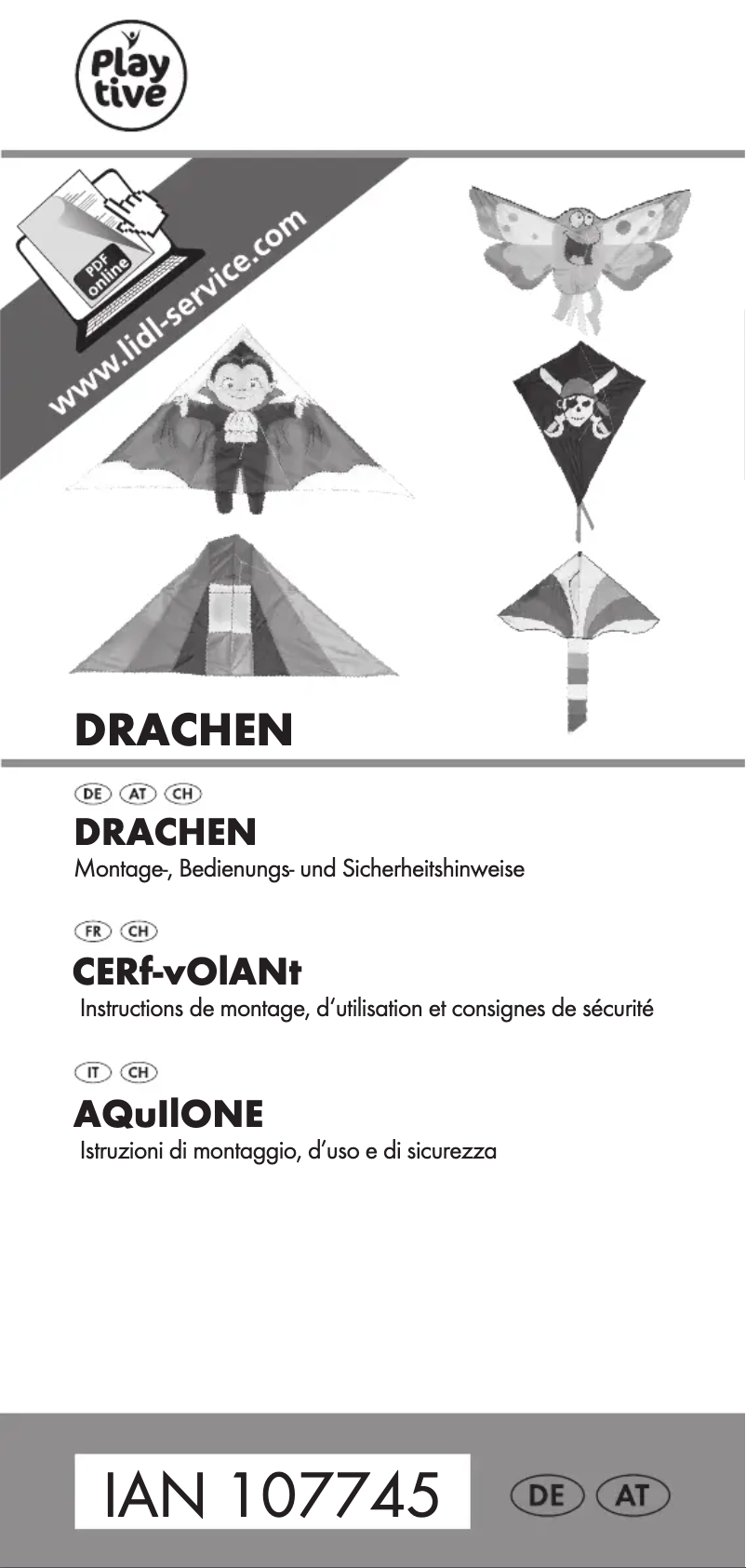 Página 1 del manual Manual de usuario Playtive IAN 107745