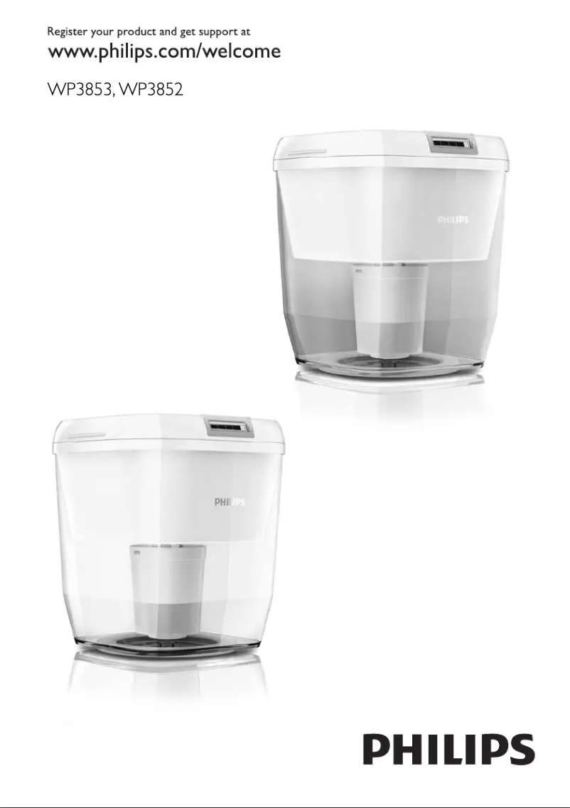 Page 1 de la notice Manuel utilisateur Philips PureGuard WP3853