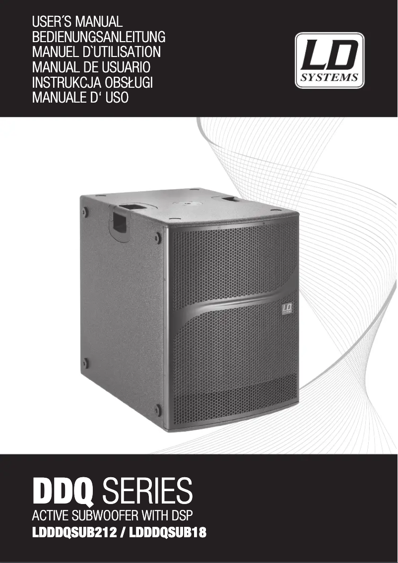 Página 1 del manual Manual de usuario LD Systems DDQ SUB 18