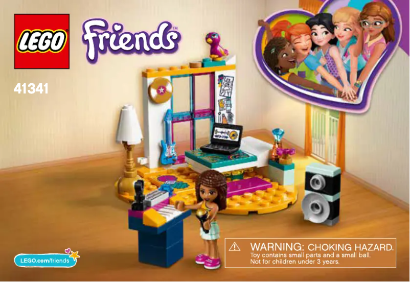 Página 1 del manual Manual de usuario Lego Friends 41341
