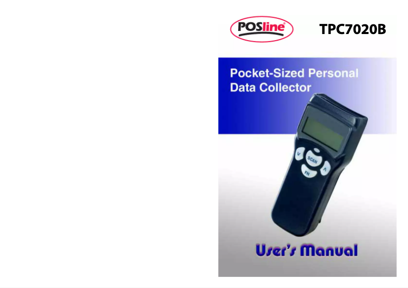 Página 1 del manual Manual de usuario POSline TPC7020C