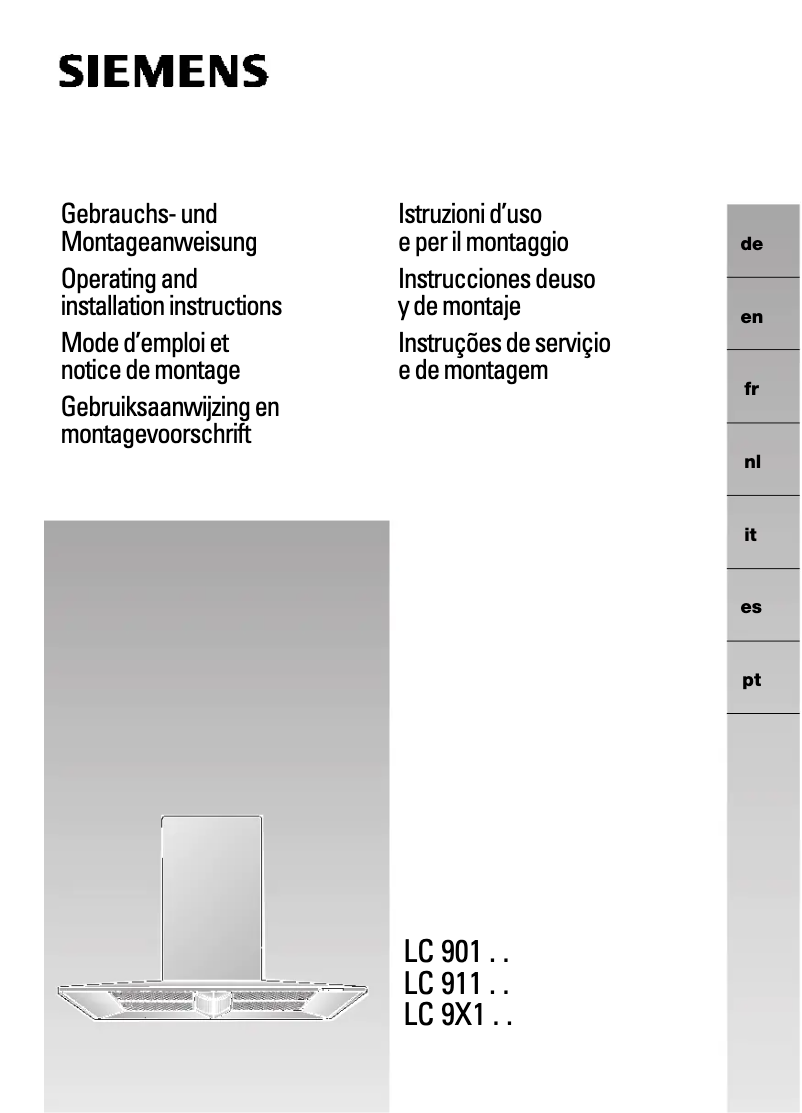 Page 1 de la notice Mode d'emploi Siemens LC90150