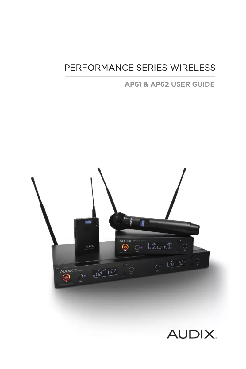 Page 1 de la notice Manuel utilisateur Audix AP61