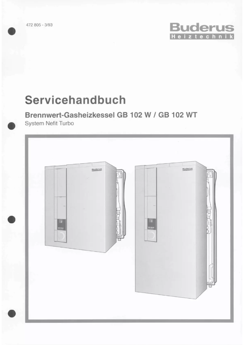 Página 1 del manual Manual de usuario Buderus GB102