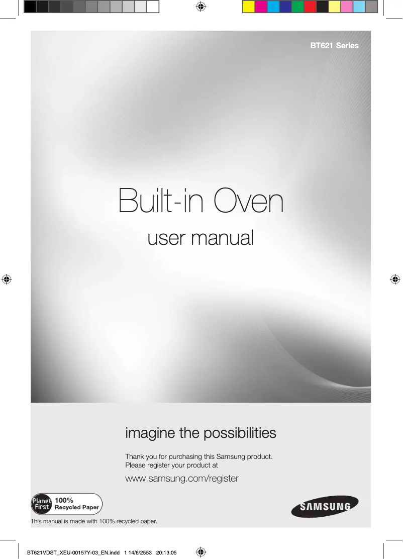 Página 1 del manual Manual de usuario Samsung BT621VDB