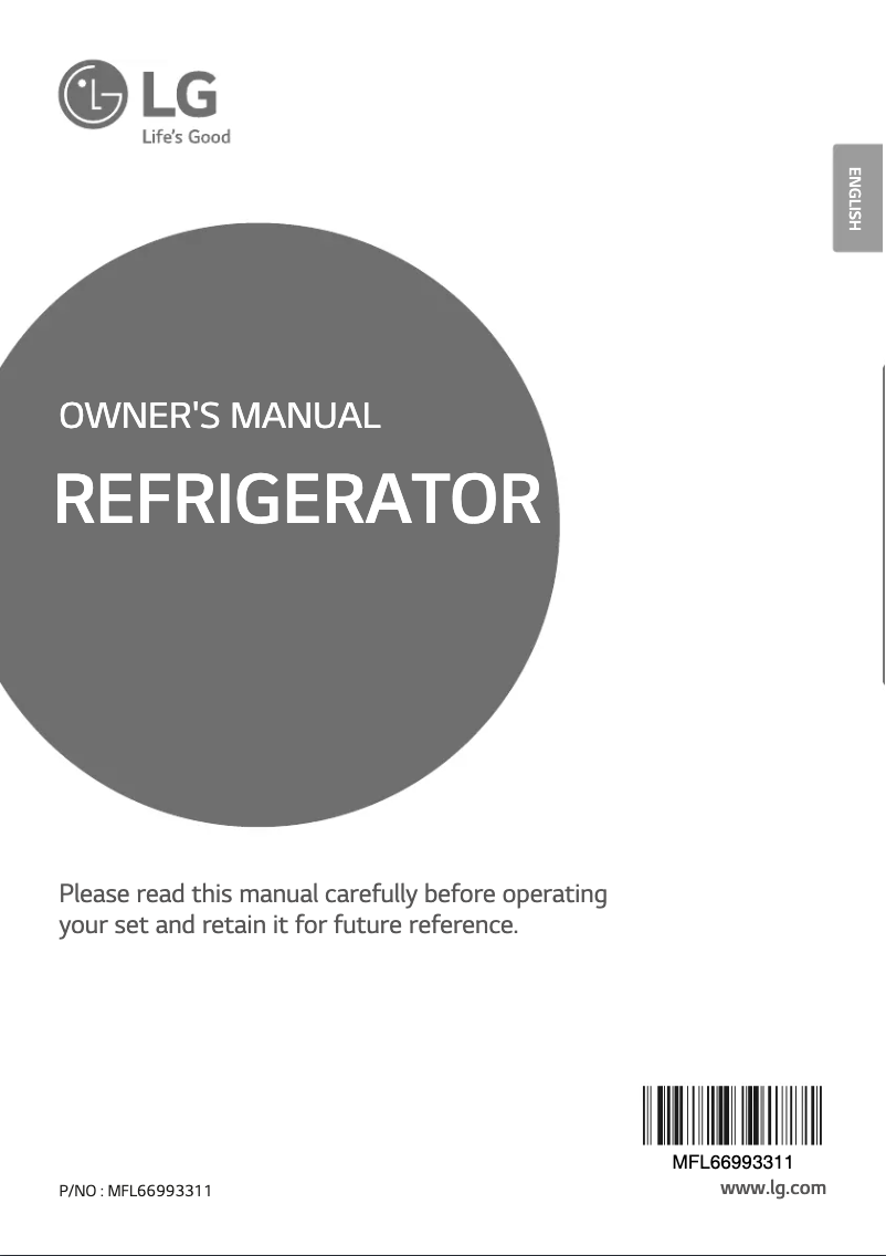 Page 1 de la notice Manuel utilisateur LG GL-B201ADSL