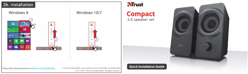 Page 1 de la notice Manuel utilisateur Trust Cronos 2.0 22365