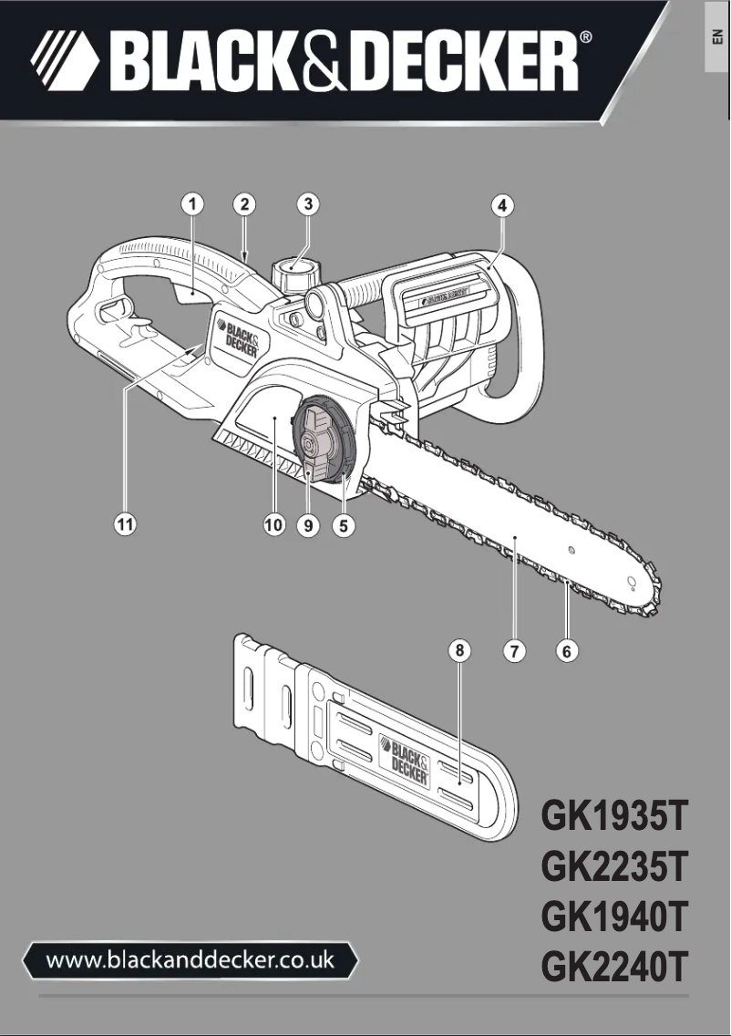 Página 1 del manual Manual de usuario Black & Decker GK1940