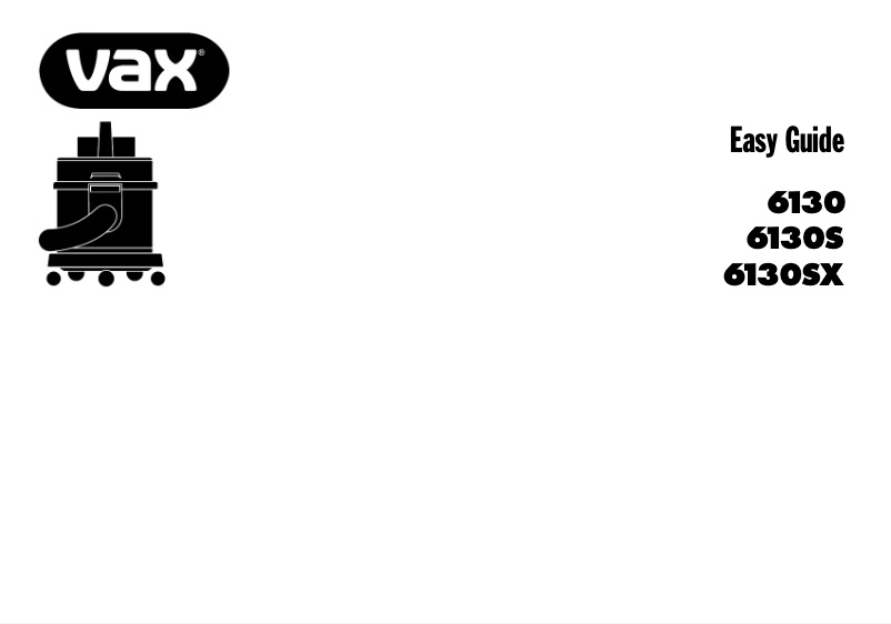Página 1 del manual Manual de usuario Vax 6130 E