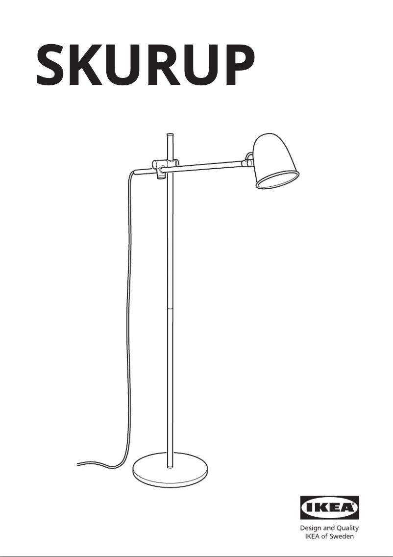 Page 1 de la notice Manuel utilisateur Ikea SKURUP 404.711.21
